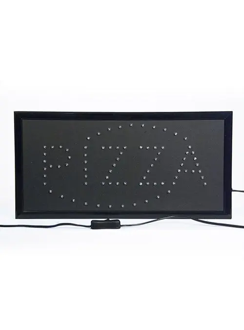 Sofort Bestellen LED-Anzeige „PIZZA“.