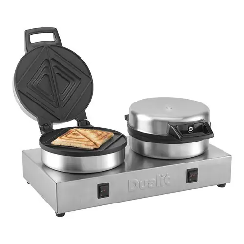 Preiswert Sandwich-Toaster - Edelstahl - Toastplatten Teflon beschichtet