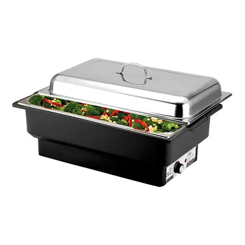 Sichere Zahlung Chafing Dish - Polypropylen/Edelstahl - 1/1GN