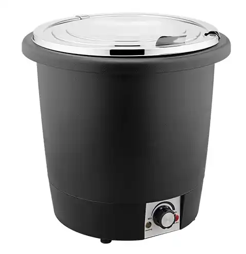 Suppenkessel - Edelstahl Bain Marie Einsatz und Klappdeckel - 10L Wochenendangebot