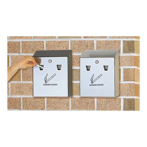 Wand-Aschenbecher - Galvanisiert Begrenztes Angebot