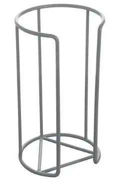 Billig Tellerstapler - Kunststoff Draht - Grau - Ø15cm
