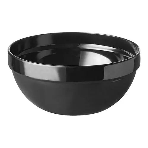 Servierschale - Melamin - Rund - Schwarz - Ø20cm Preisknaller