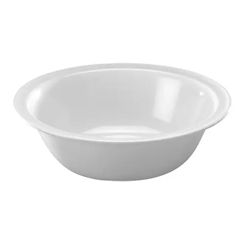 ServierSchale - Melamin - Weiß - Ø23,5cm Versand Am Gleichen Tag