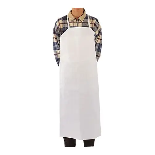 Saisonangebot Chef Schürze einer Tasche - Baumwolle - Weiß