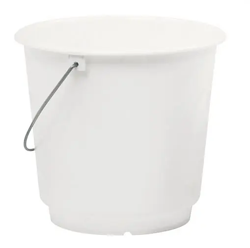 Markenprodukt Eimer mit Maßeinteilung - Kunststoff - Weiß - 20L
