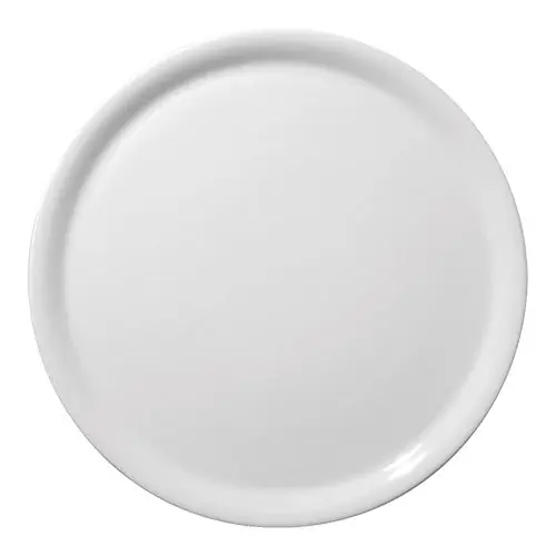 Neu Teller - Porzellan - Rund - Weiß - Ø33cm