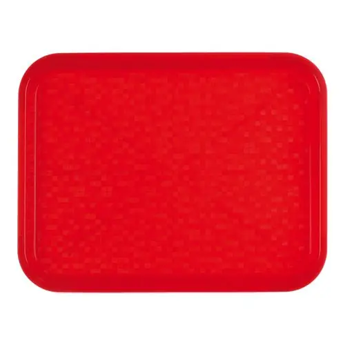 Serviertablett - Polypropylen - Rot - 34,5x26,5cm Neue Ware