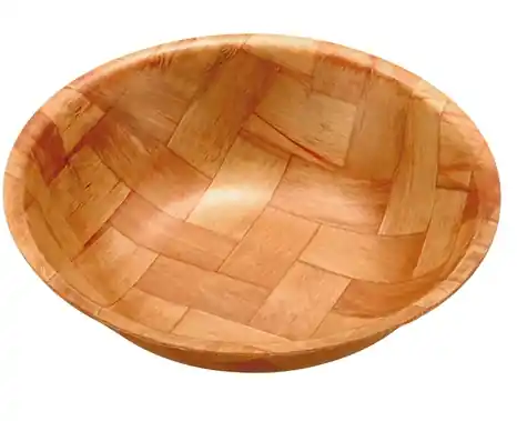 Echt Pita/Brotkorb - Holz - Rund - Ø15cm