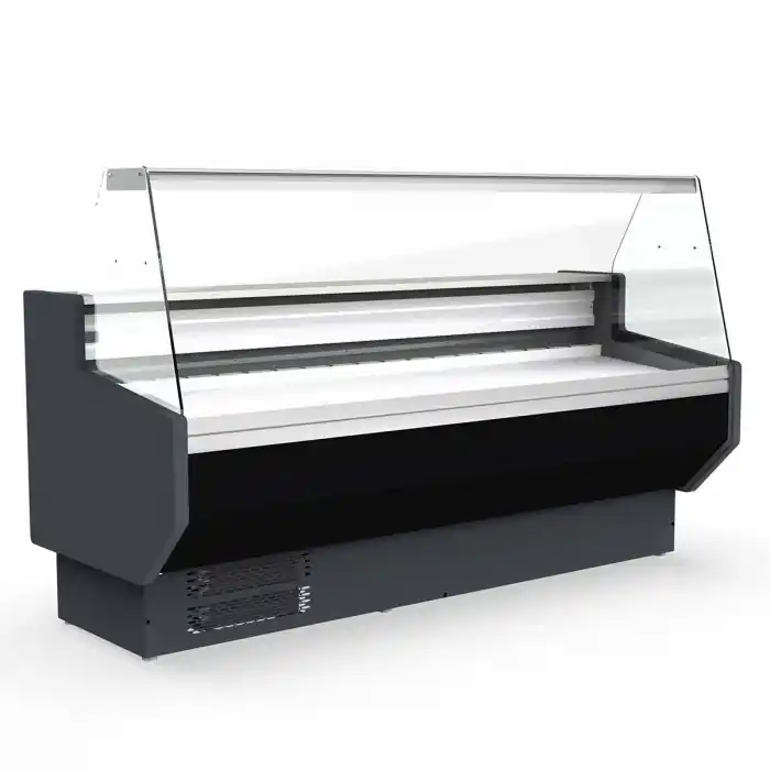 Online Kaufen TOPLINE Kühltheke 250 - gerades Frontglas "schwarz"