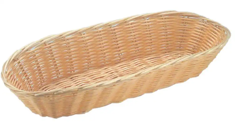 Brotkorb Oval Polyrattan - 375x140x(h)70mm Finale Aktion