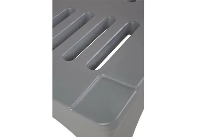 Top-Preis Ablage Stufe /Dunnage Rack - 121x56x30cm - Grau