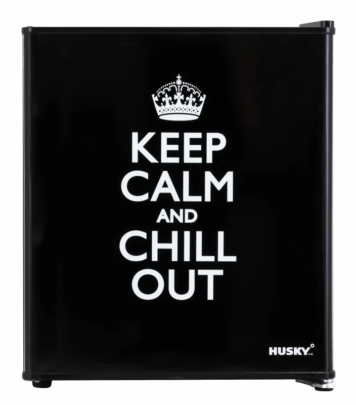 Mini Kühlschrank "Keep Calm" - 43 Liter - 430x460x510(h)mm Neue Ware