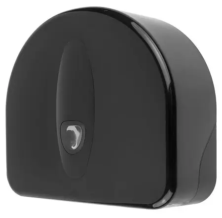 Rollenspender - Kunststoff schwarz - max.190mm Geprüft