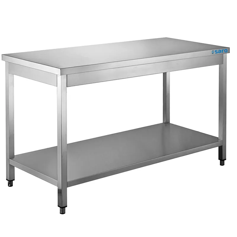 SARO Edelstahltisch, Unterblatt - B 800 x T 600 mm Preiswert