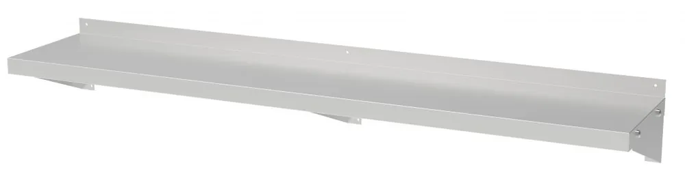 Wandregal aus Edelstahl 400 mm Komplettset 600 (B) x 400 (T) x 250 (H) mm Top-Preis