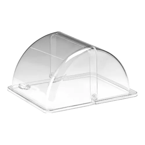 Rolltop-Deckel transparent - 1/2 GN Zertifiziert