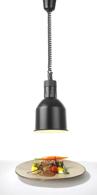 Knallerangebot Wärmelampe verstellbar zylindrisch - Schwarzes Modell - 250W - 175x(H)250mm