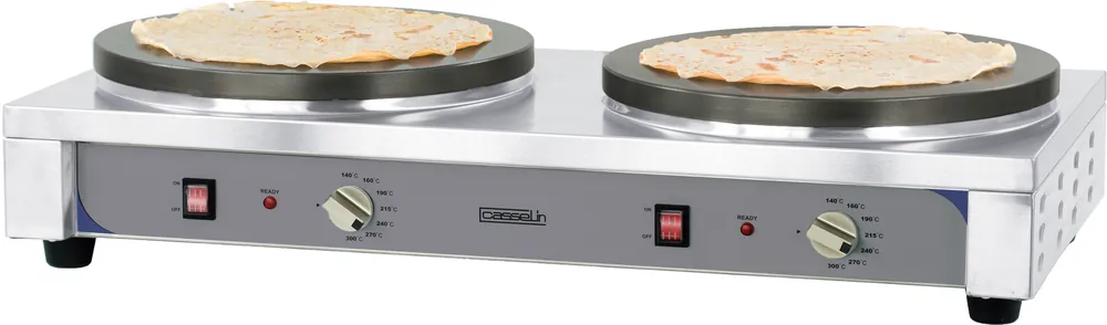 Neu Professioneller Crêpe-Maker Double Premium 40 cm