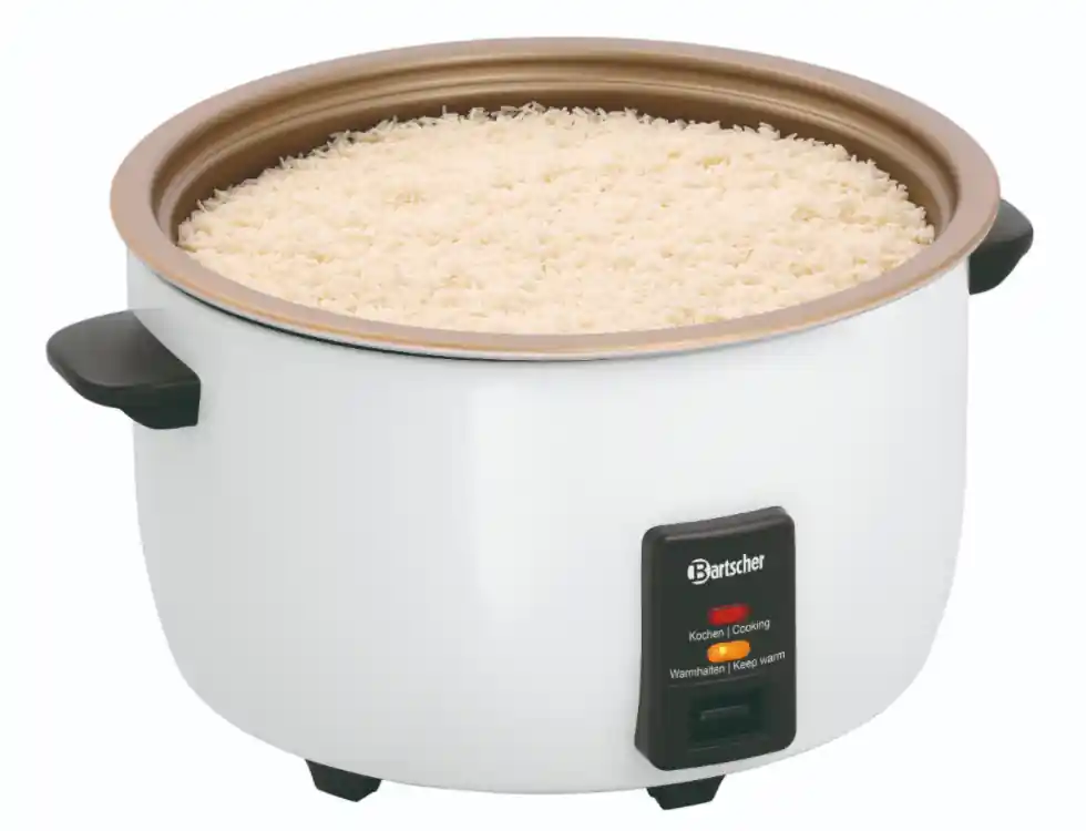 Super-Preis Reiskocher Weiß 12 Liter - 2,65 kW - 40-60 Portionen - 530x460x (H) 370mm