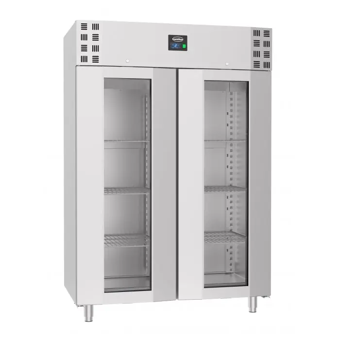 Kühlschrank mit Glastüren - 1400 Liter - Umluft - 1400x810x(h)2050mm Zertifiziert
