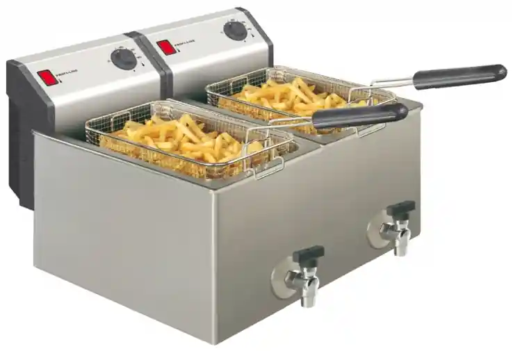 Neu Im Sortiment Neumärker Elektro-Fritteuse 2x 8 Liter