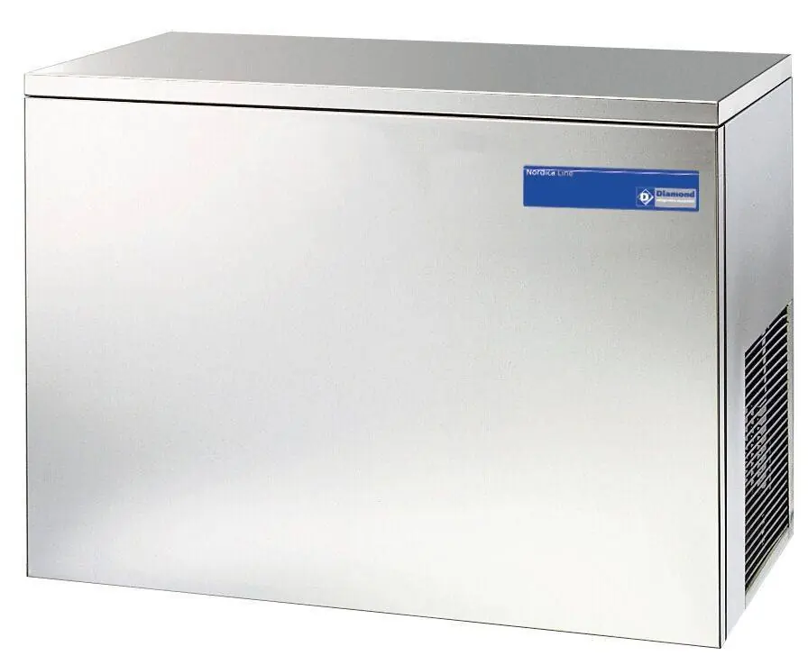 Beliebt Eiswürfelmaschine - Edelstahl - 155kg/24Std. - 1,4kW - 862x555x(h)720mm