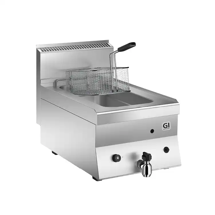 Top-Seller 650 PS Gasfritteuse 8 Liter - 7 kW - 400x650x (H) 295mm
