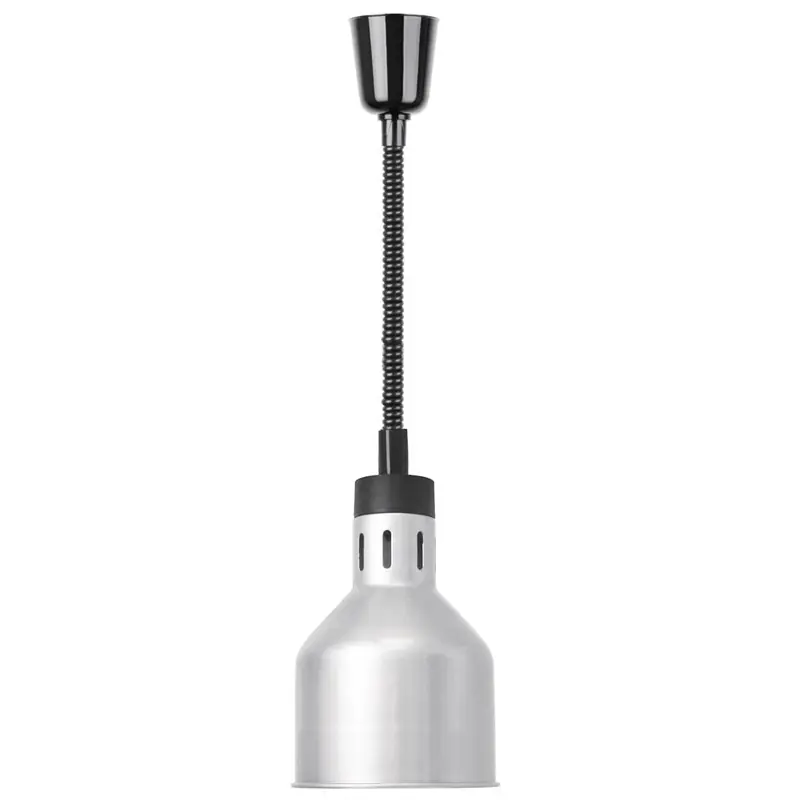 Ausziehbare Wärmelampe mit Silber-Finish Must-Have