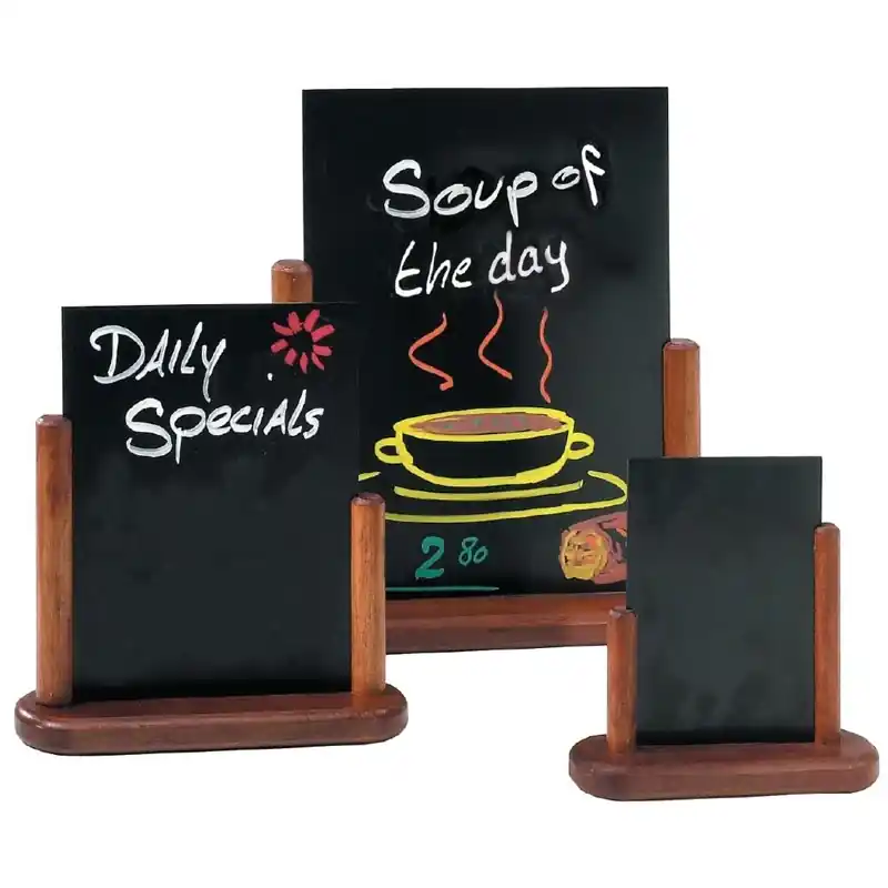 Nur Heute Securit Tischtafel Mahagoni A6