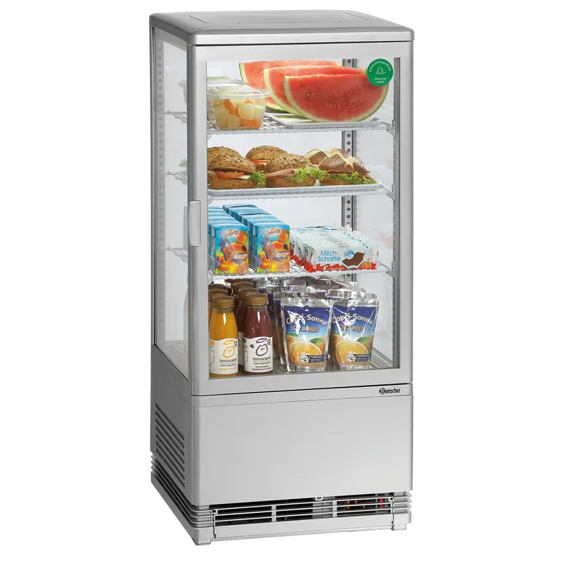 Kühlvitrine - Bartscher - Silber - 78L Knallerangebot