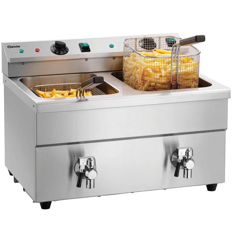 Neuheit Induktions-Fritteuse 2x8L Plus