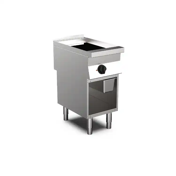 Sonderangebot Elektro-Grillplatte Mareno M0-700 Line 40 cm - stehendes Modell - mit glatter Edelstahl-Grillplatte
