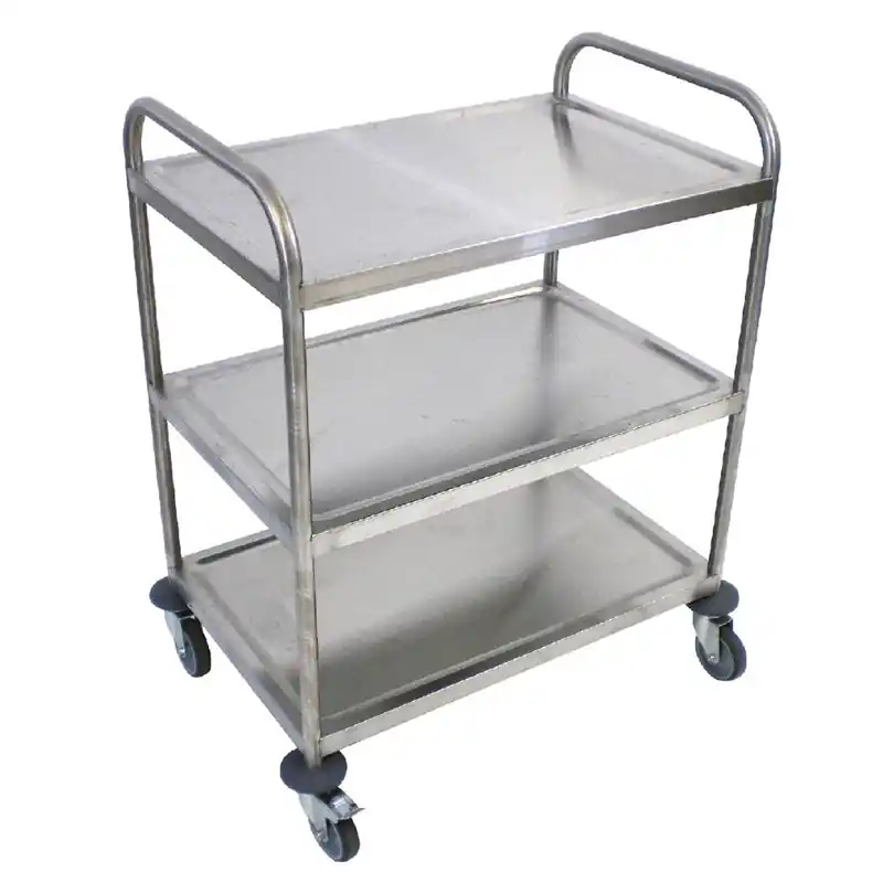 Servierwagen Edelstahl 3 Ebenen - 821 x 571 x 970 mm Meistverkauft