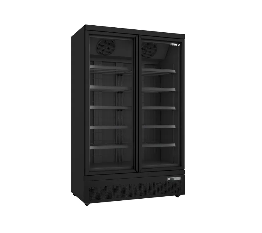 Neu Im Sortiment SARO Tiefkühlschrank, 2 Glastür., GTK 930 PRO - schwarz