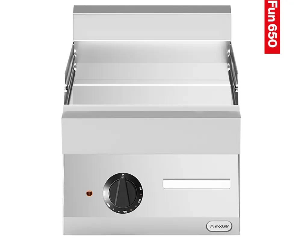 Modulares Backblech glatt – elektrisch 400 V – 65 x 40 cm Markenware