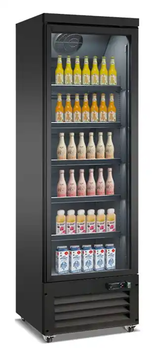 Jetzt Kaufen Kühlschrank 1 Glastür Schwarz Ceb-500R Bl