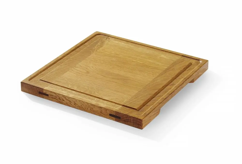 Mega-Angebot Servierbrett aus Eichenholz - 270x270x(H)20mm
