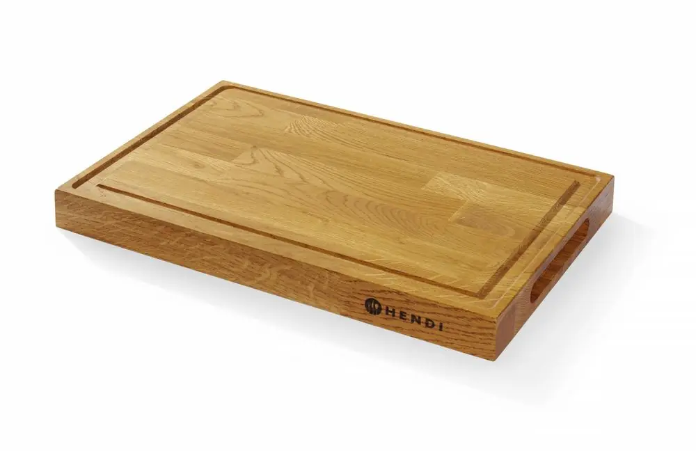 Servierbrett aus Eichenholz - 420x280x(H)40mm Geprüft