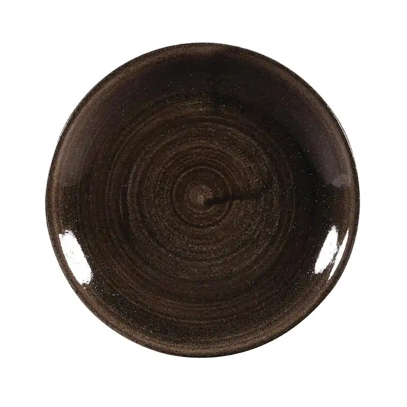 Churchill Stonecast Patina Coupe Teller Schwarz 165mm (12 Stück) Online Kaufen