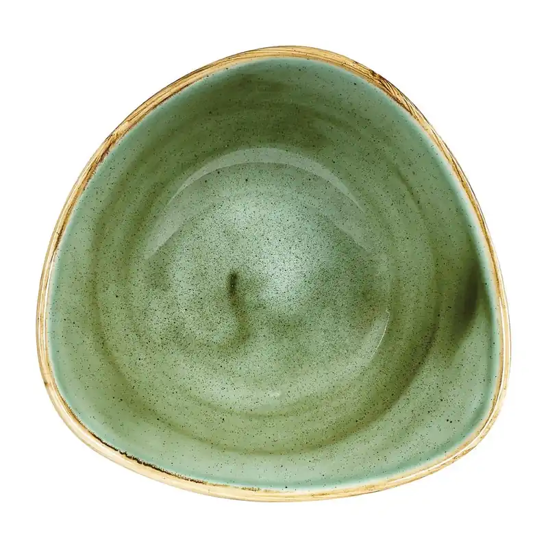 Günstig Churchill Stonecast, dreieckige Schalen, Samphire-Grün, 185 mm, (12 Stück)