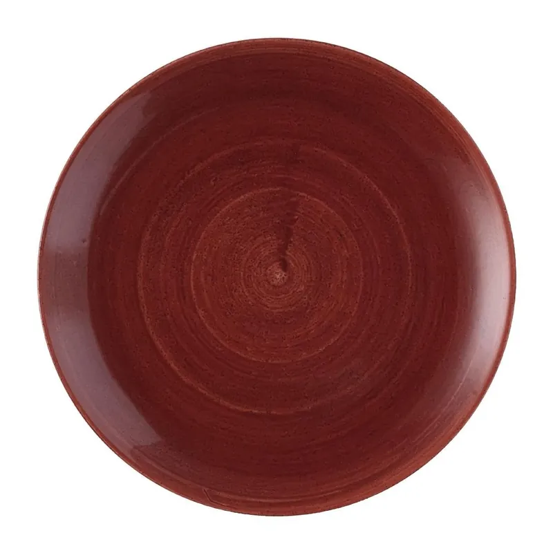 Churchill Stonecast Patina Rot Rost Evolve Coupe Teller 286mm (12 Stück) Ausverkauf