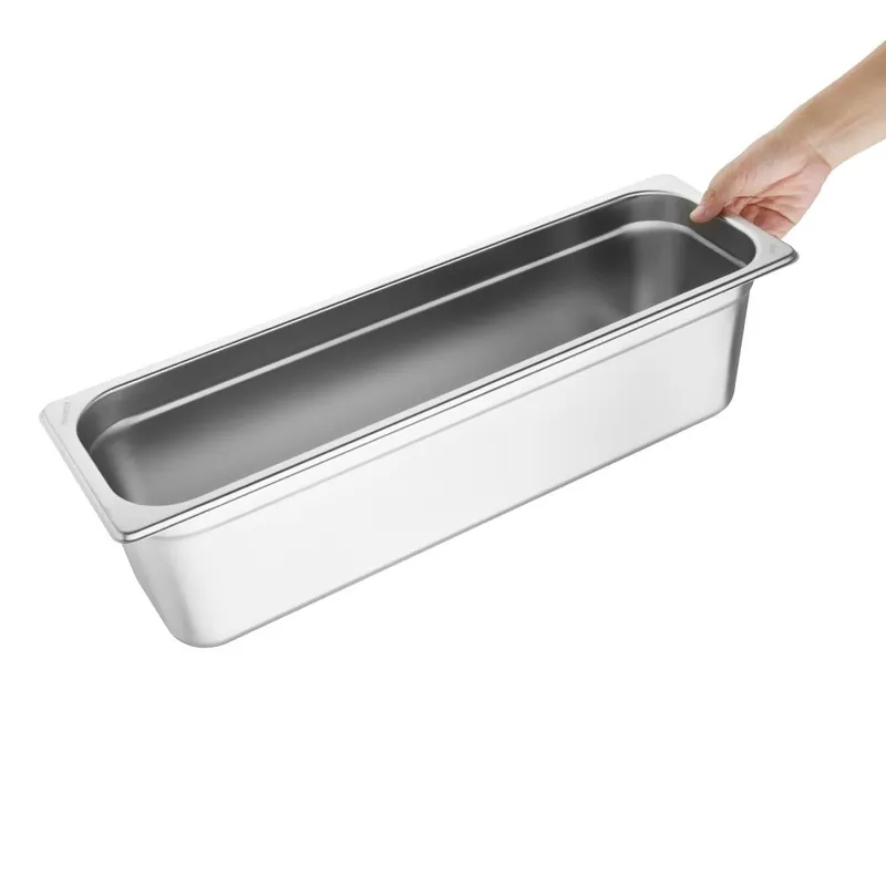 Vogue Edelstahl Gastronorm 2/4 Tray 150mm Bestseller