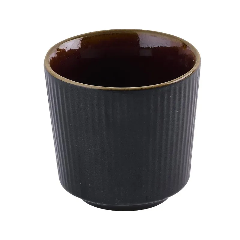 Churchill Tokyo, schwarze Tassen ohne Henkel, 236 ml, (12 Stück) Billig