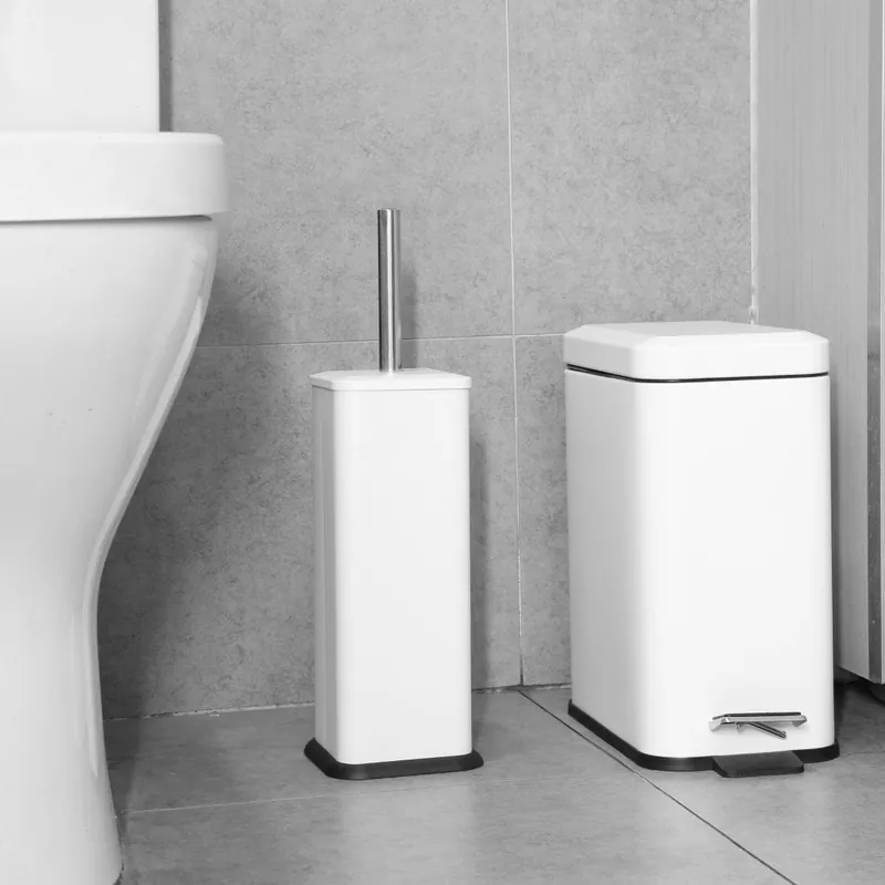 Must-Have Jantex Schlanker Waschraumbehälter Weiß 5Ltr