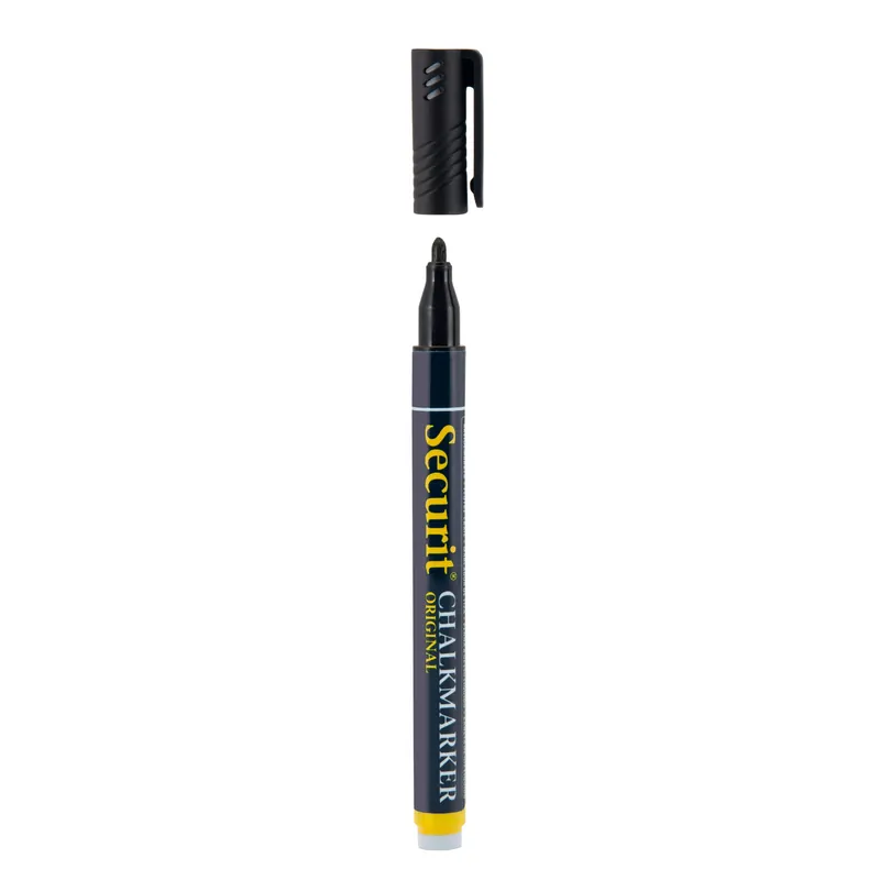 Original Kreidemarker mit runder Spitze in Schwarz (1–2 mm) Schnäppchen