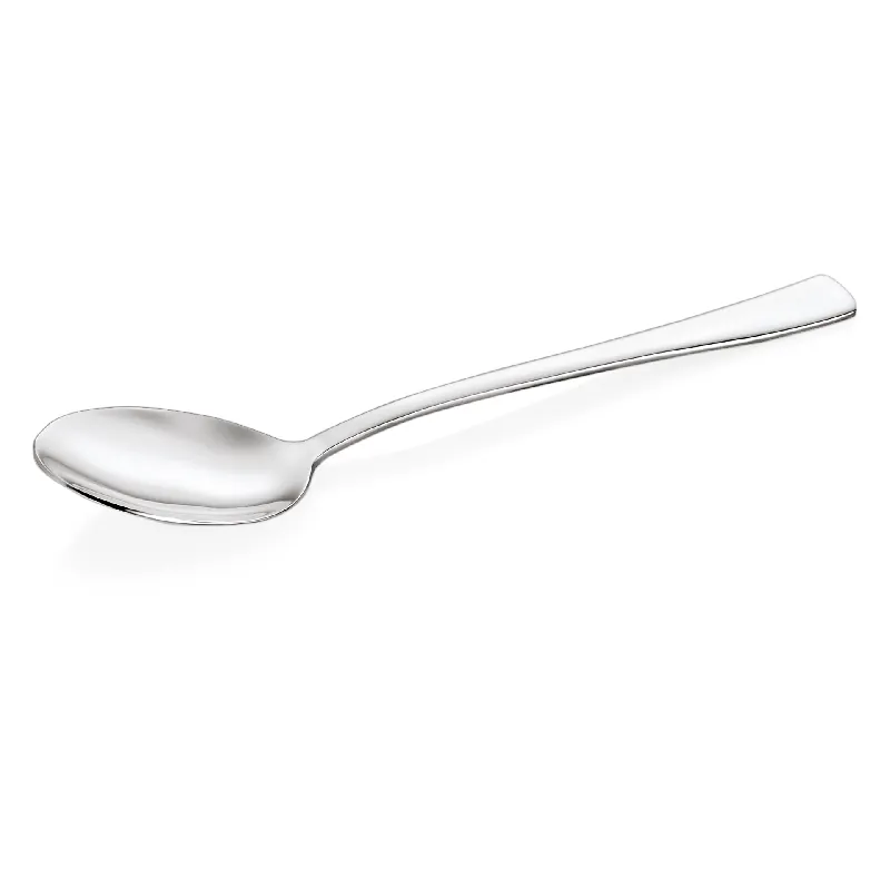 Kracherpreis Dessertlöffel Set HAMBURG, 18 cm, Set á 12 Stück, Chromnickelstahl 18/10