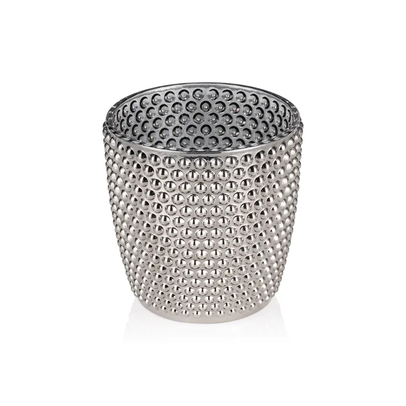 Versand Am Gleichen Tag Nubs Metallic Cone YUYU, Ø 9 cm, Höhe 9 cm, Glas