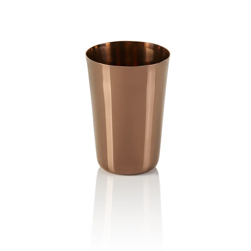 Preis Gesenkt Cup Set, 0,3 ltr., Ø 7,5 cm, Höhe 11,5 cm, bronze, Set á 4 Stück, Chromnickelstahl, PVD Beschichtung