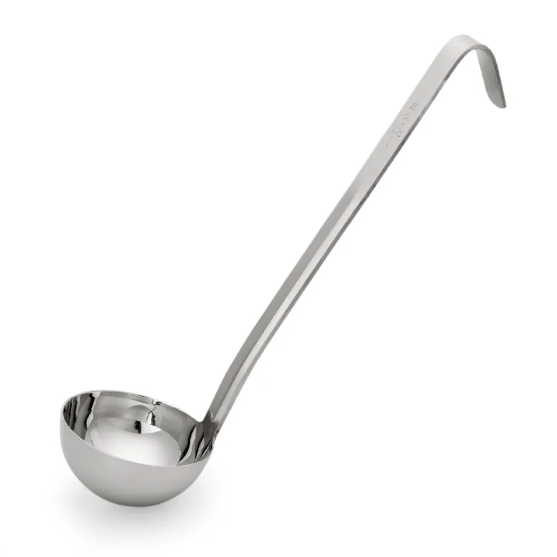Heißes Angebot Schöpfkelle KITCHEN TOOL 2085, kurzer Hakenstiel, Ø 7 cm, 21 cm, Chromnickelstahl